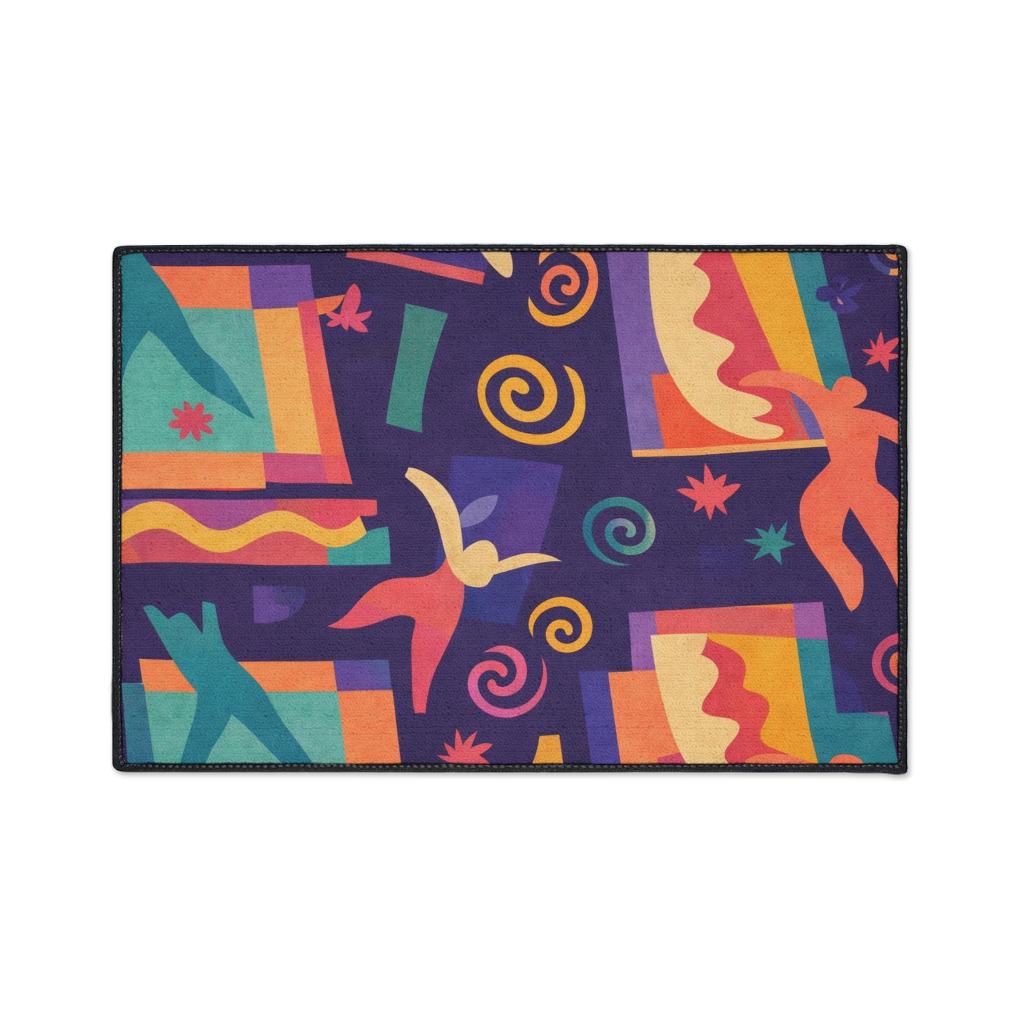 Global Village Coffeehouse Area Rug Gvcdesign, 2000s Art, Retro Art ...