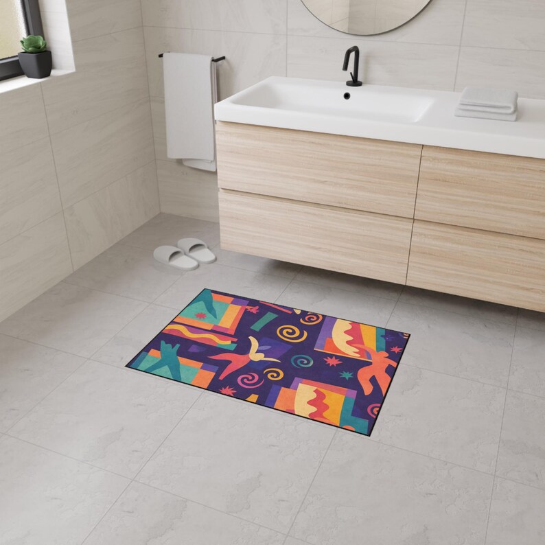 Global Village Coffeehouse Area Rug Gvcdesign, 2000s Art, Retro Art ...