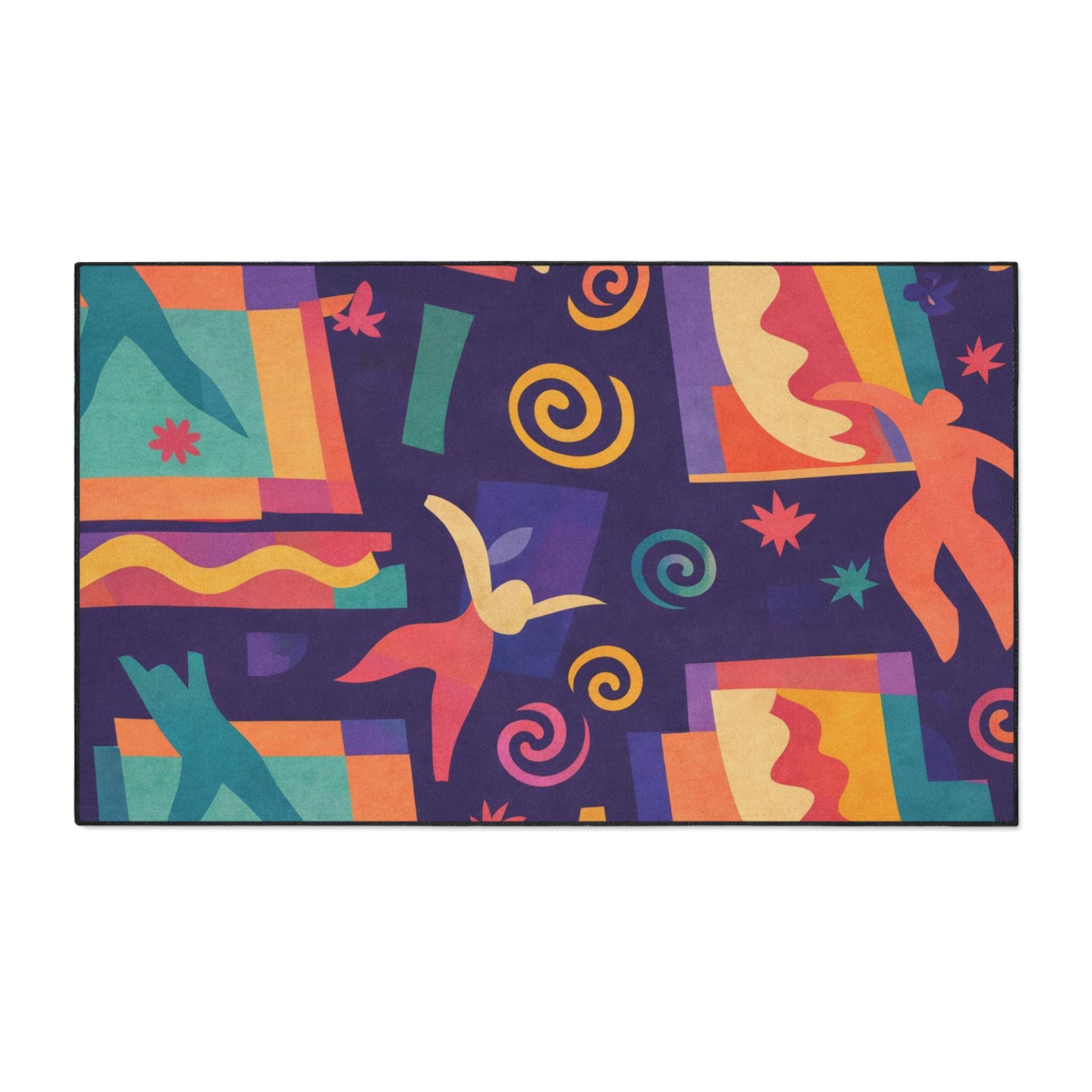 Global Village Coffeehouse Area Rug Gvcdesign, 2000s Art, Retro Art ...