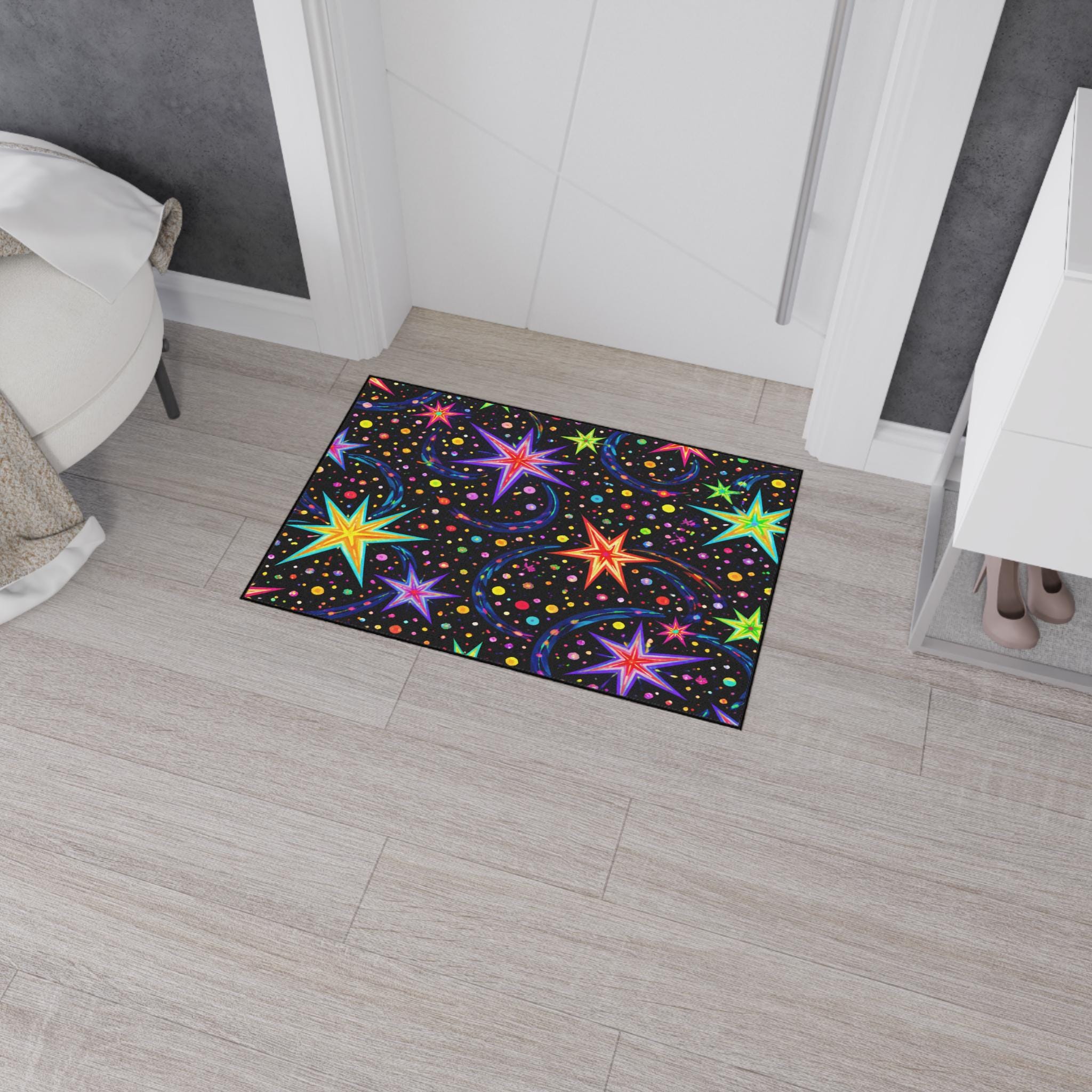 90s Arcade Rug, Game Room, Nostalgia, Wacky Pomo, Cinema Room Neon Star ...