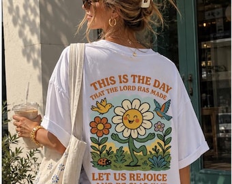 Camisetas cristianas divertidas para mujer, inspiradas en los salmos, camisetas cristianas, ropa inspiradora y basada en la fe, fe de verano, moda retro vintage.