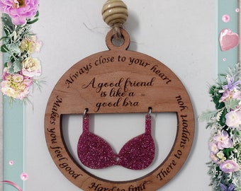 Friendship ornament, car charm - svg, Digital, Glowforge, Laser