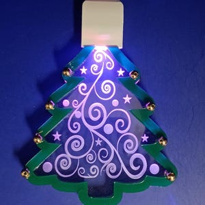 Christmas Tree Ornament - Digital file, svg, Glowforge