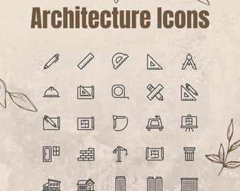 Simple Architecture Icons / Architectural Shapes