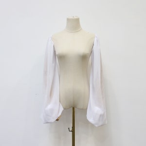 Detachable White Chiffon Sleeve, Fairy Long Sleeves for Wedding Dress, Removable Bridal Sleeve, Custom Color Sleeve, Bridal Accessory