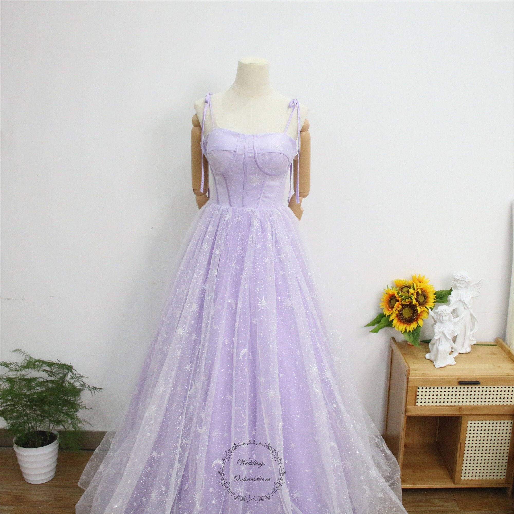 Colors Dress 2951 size 4 Lavender Prom Dress Fitted Sequins Long Flare –  Glass Slipper Formals