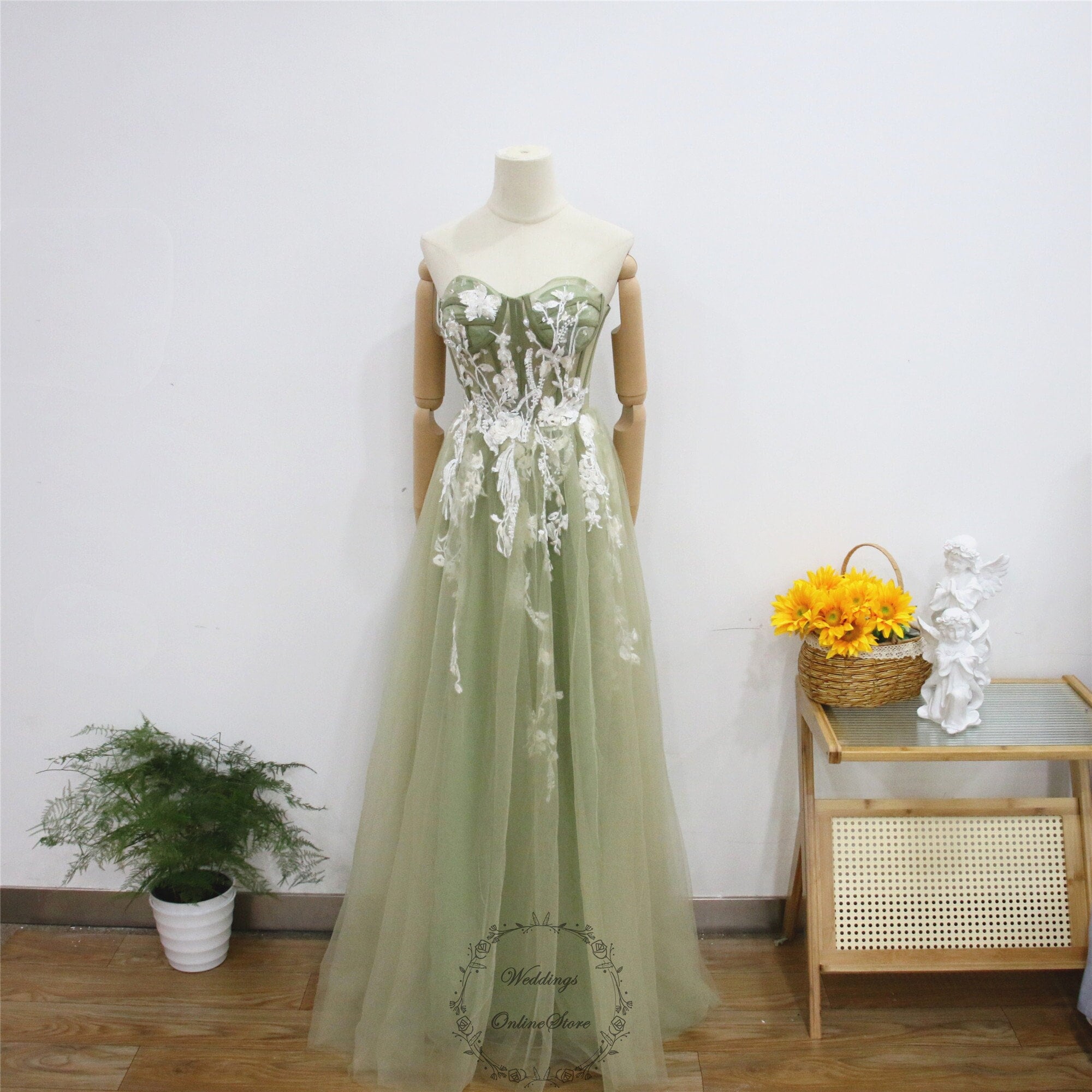 Green Sweetheart Neck Prom Dress, Floral Lace Formal Party Dress, Sleeveless Evening Dress, Fairy Green Graduation Gown, Corset Bridal Gown - Etsy Green Sweetheart Neck Prom Dress, Floral Lace Formal Party Dress, Sleeveless Evening Dress, Fairy Green Graduation Gown, Corset Bridal Gown - Etsy