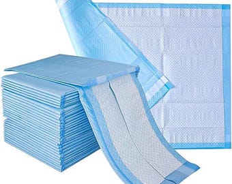 LUXEVITA Disposable Incontinence Bed Pads 24"x36"- High Absorbency Bed Mats, Under pads - Maternity Bed Sheets - Self-Adhesive Sticker Tabs