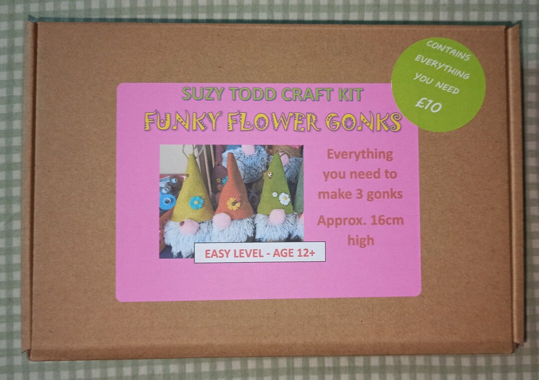 Make Your Own Gonks Children's Craft Kit Ideal First Sewing Project