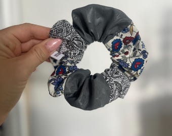 Patchwork-hårband, 3 återvunna tyger