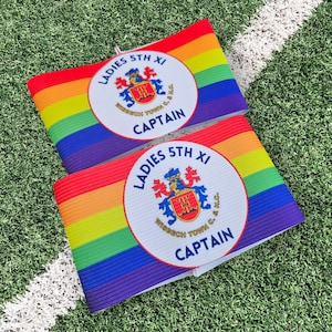 RAINBOW armband| Rainbow Captain&#39;s armband| charity rainbow armband