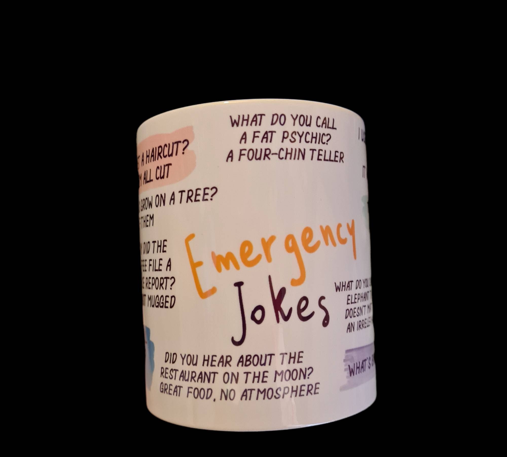Emergency Jokes mug