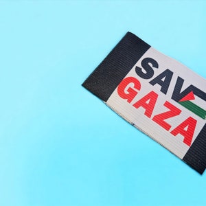 Save Gaza Armband design