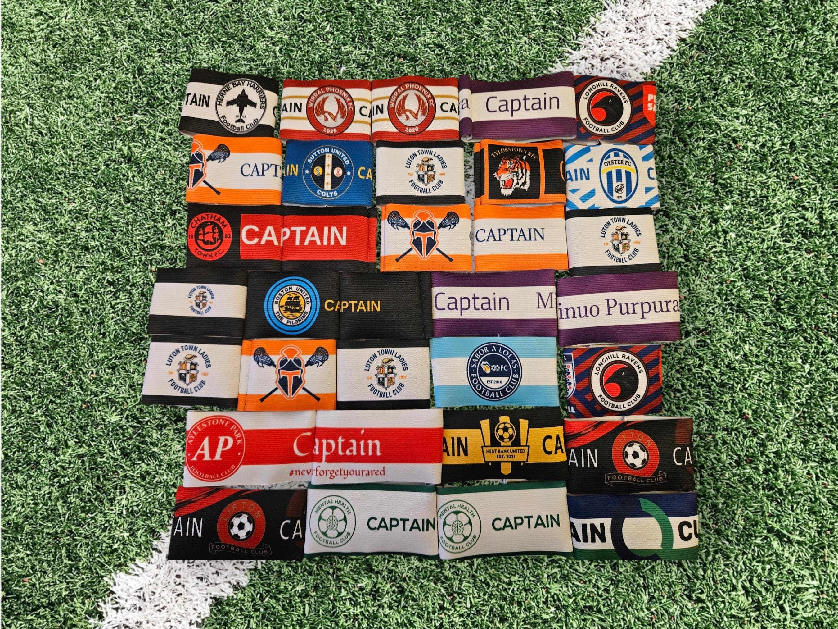 Personalised Captain&#39;s armband| Bespoke armband| Cycling armband| Charity Armband|