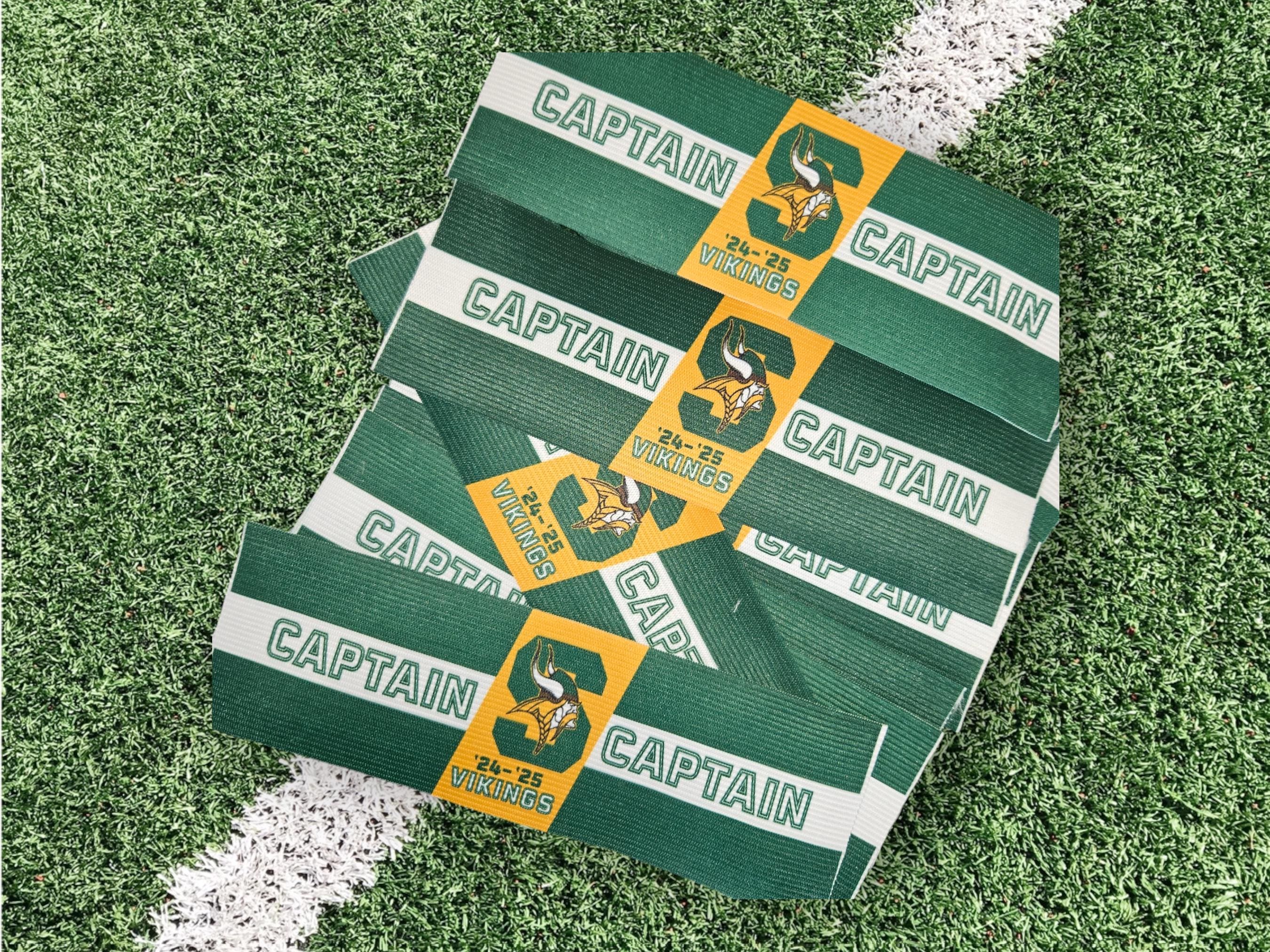 Personalised Captain&#39;s armband| Bespoke armband| Cycling armband| Charity Armband|