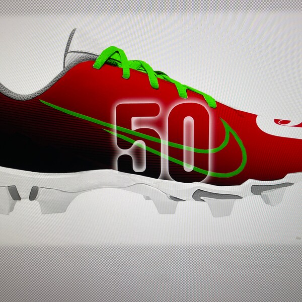 Custom Baseball Cleats Etsy