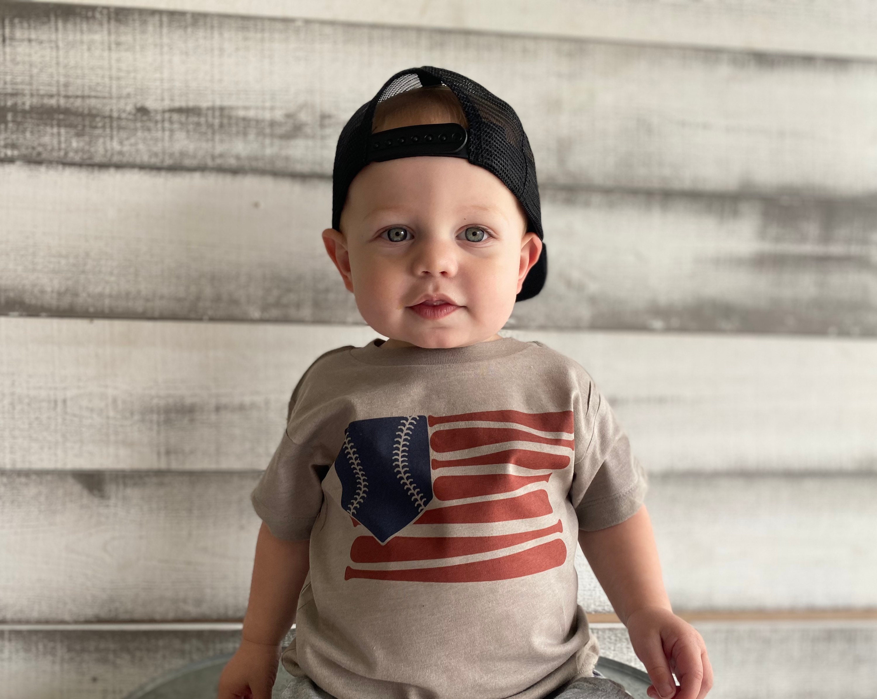 Baby top baseball tee
