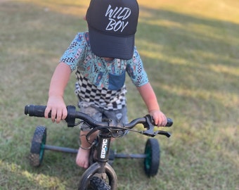 Wild Boy Toddler Hat, baby hat, kids trucker hat, toddler trucker hat, infant