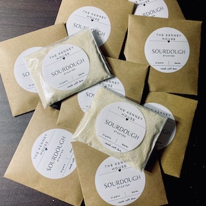 Live or Dehydrated Sourdough Starter and Kits Available, Perfect for party favors, Baby Showers, Weddings, Birthdays, etc.
