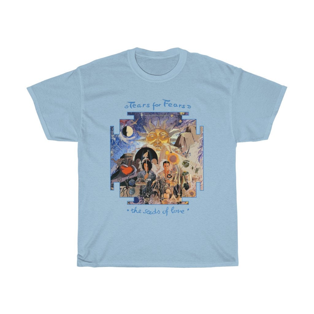 Tears For Fears Official Band T-Shirt - Throwback Photo Tee For Men & Unisex | 100% Cotton Rock Tee - View #4