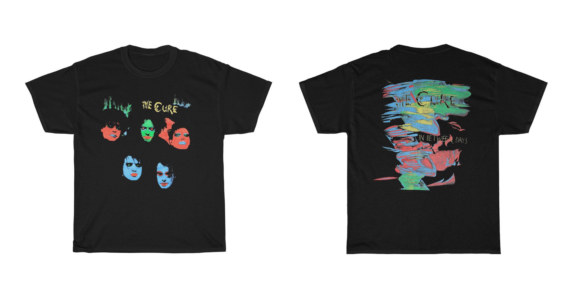 The Cure IN BETWEEN DAYS 1988 New Wave Unisex Classic T
