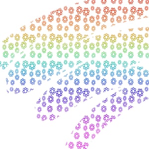 Aesthetic hand drawn flowers/not stamp/procreate brush