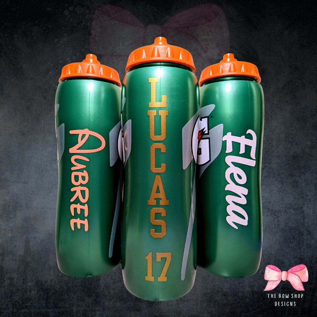Personalized Gatorade Bottle Custom Water Bottle Sports Etsy