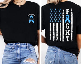 Camiseta "Lucha contra la Diabetes", Camiseta "Escuadrón de Apoyo Guerrero", Concientización sobre la Diabetes, Tipo 1 y Tipo 2, Camiseta "Lazo Azul", Camisetas Familiares a Juego