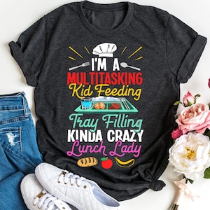 Funny Lunch Lady Appreciation T-Shirt, Cute Cafeteria Squad Shirt, Lunch Lady Gift for Cafeteria Worker, Cafeteria Crew T-Shirt, Lunch Team