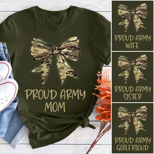 Stolze Armee Mutter Frau Schwester Freundin Shirt, Militär Familie Unterstützung T-Shirt, Armee Mutter Shirts, Soldaten Mutter T-Shirt, Boot Camp Abschluss Geschenk