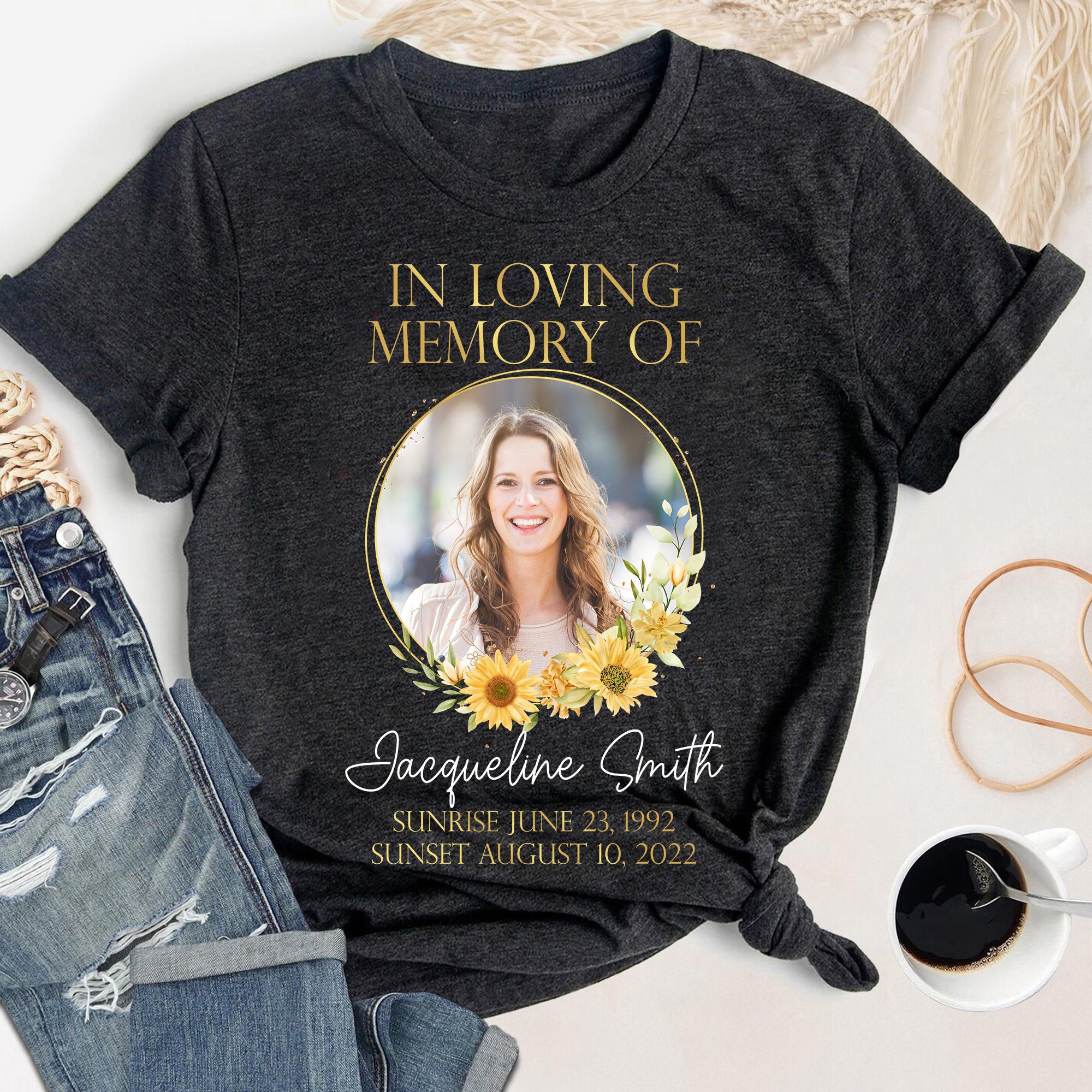 その他 Buzzy MEMORIAL SHIRTS Memorial Shirt, Custom in Memory T-shirt for Loss of Dad Mom