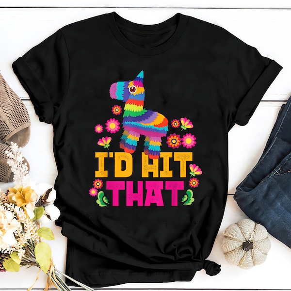 Cinco De Mayo Pinata T-Shirt, Funny Pinata Shirt, Cinco De Mayo Shirt, Let's Fiesta Shirt, Mexican Fiesta, 5 De Mayo Shirt, Mexican Festival