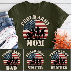 Stolzes Armee Mutter Shirt, Grundschulabschluss T-Shirt, Militär Mutter T-Shirt, US Armee Familien Geschenk, Boot Camp Abschluss Shirt, Soldaten Mutter Geschenk