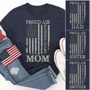 Personalized Air National Guard Mom T-shirt, Custom Air National Guard Family Shirts, Proud Air National Guard Shirt, National Guard Gift