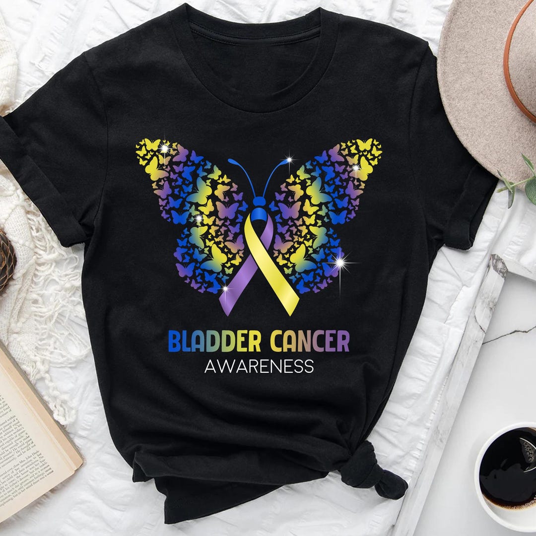 Bladder Cancer Awareness Shirt, Family Cancer Support Shirrt, Cancer ...