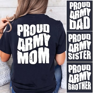 Stolzes Armee Mutter Shirt, Militär Mutter T-Shirt, Grundschulabschluss Geschenk, US Armee Familien Geschenk, Soldaten Mutter Shirt, Benutzerdefinierte Armee Familie Shirt