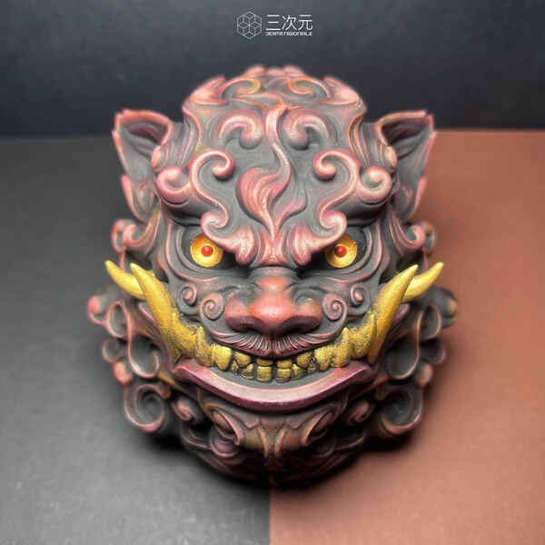 Foo Dog Mask - Etsy