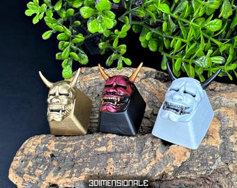 Hannya Artisan Keycap – Japanese Mask Keyboard Key for Cherry MX