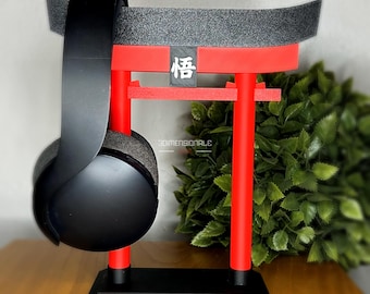 Japanese Torii Headphone Stand – Gaming Desk Holder