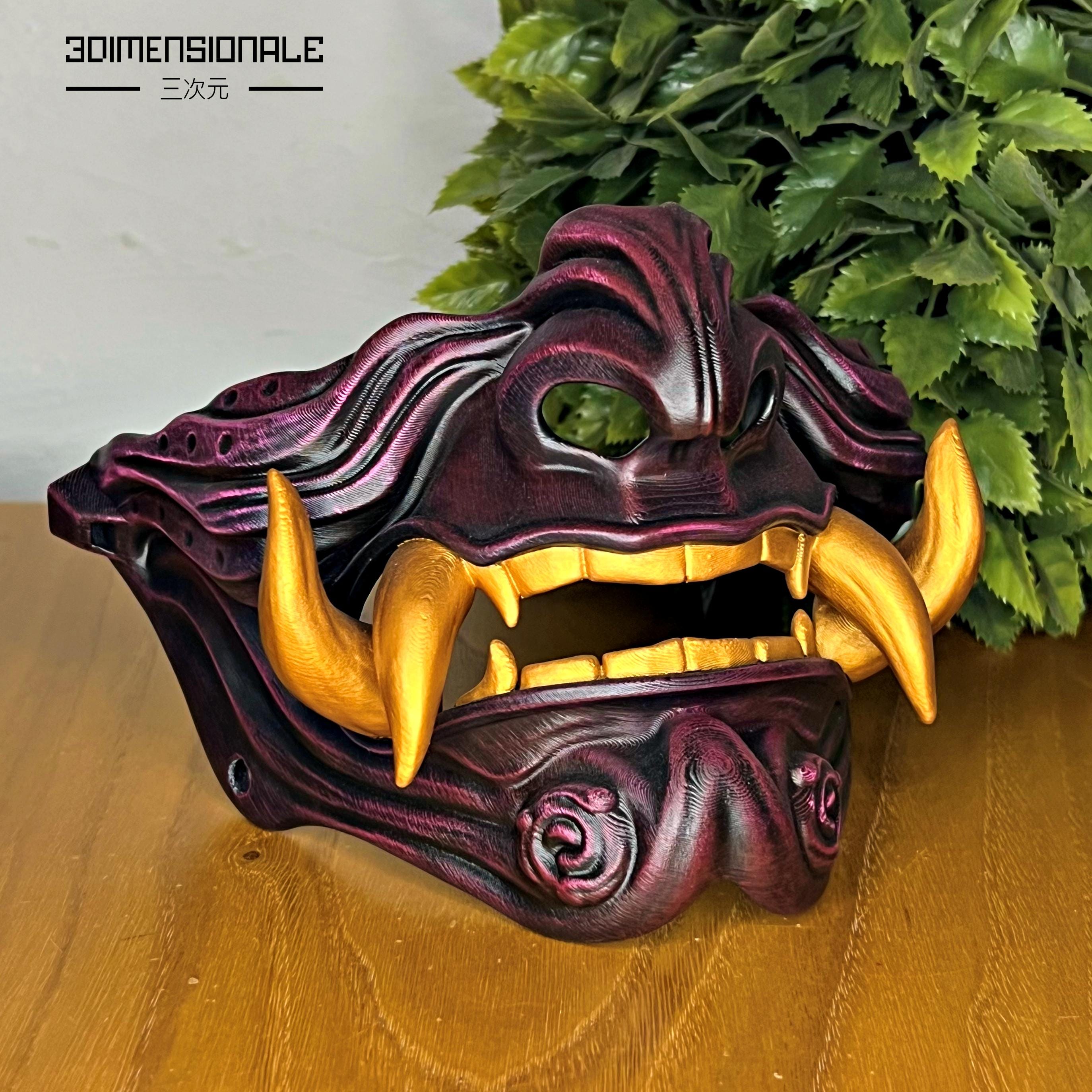 Red Oni Mask – Japanese Demon Mask for Cosplay & Collectors - Etsy