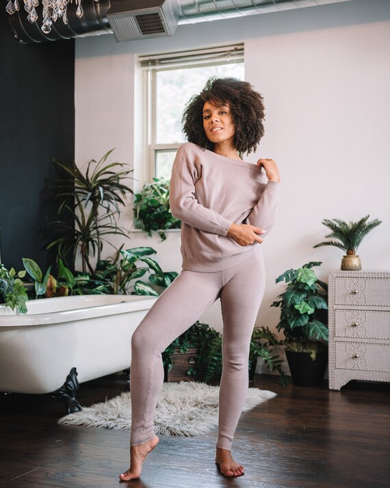 Women s Knitwear Set Women s Knit Lounge Set Women s Loungewear