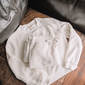 Fuzzy Loungewear Set | Winter Loungewear |  Cozy Loungewear Set | Fuzzy PJs