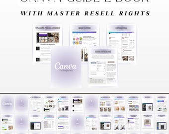 Canva Masterclass eBook + PLR/Resell Rights – Design & Profit Digital Product”