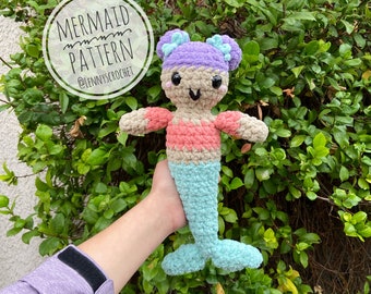 マーメイドかぎ針編みパターン