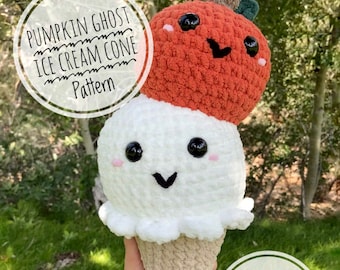 Kürbis Geist Eistüte MUSTER