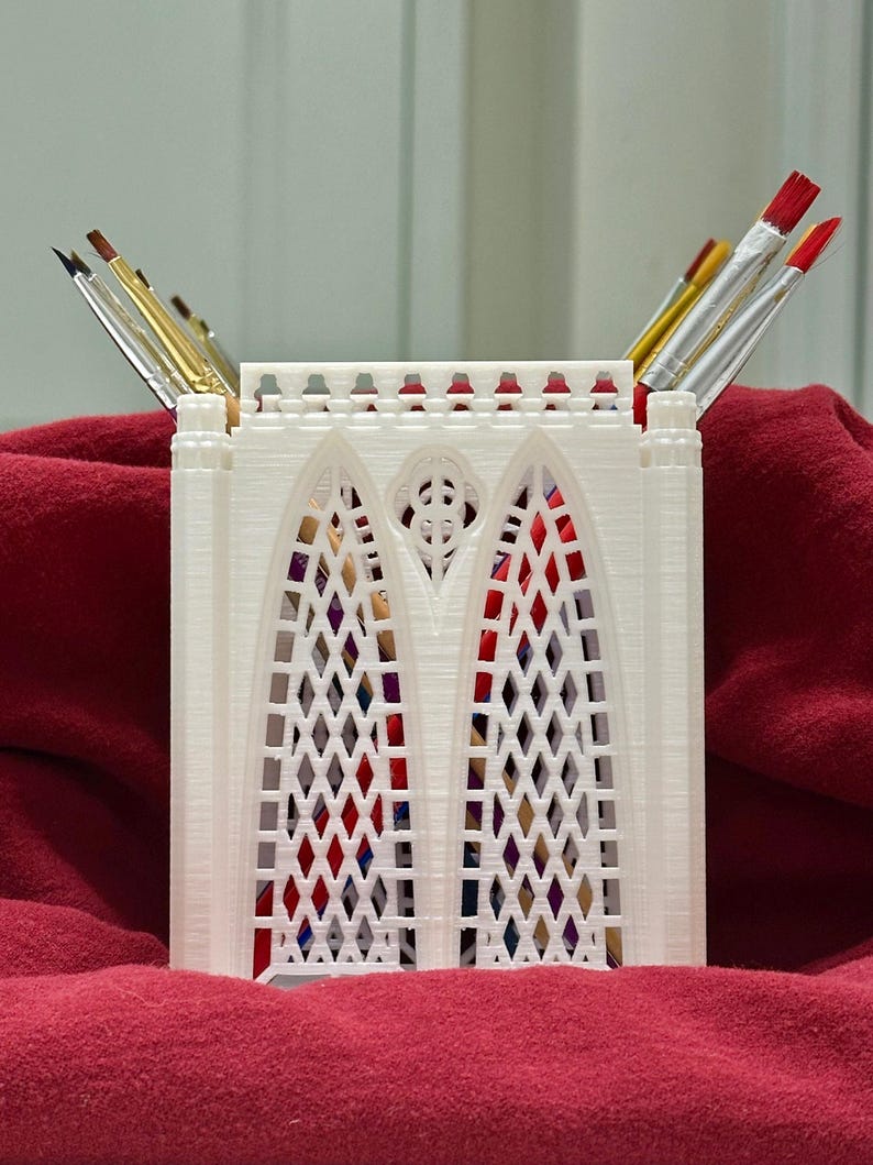 Gothic Cathedral Makeup Brush Holder - Etsy