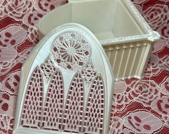 Fichiers d'impression 3D pour boîte à bijoux de cathédrale gothique