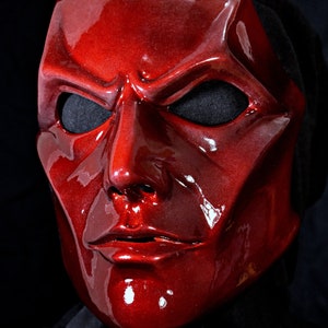 Custom Color Masquerade Mask &quot;The Archon&quot; .  Automotive Custom color Gloss Finish.  Handmade Resin Mask.