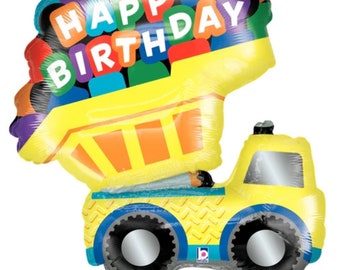 Bulldozer Palloncini, 2 Pezzi Decorazioni Bulldozer Balloon