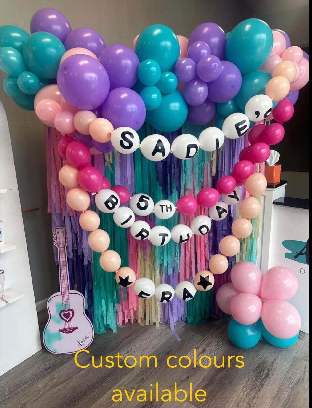 Taylor Swift Latex Balloons – 12-Pack For Party Decorations